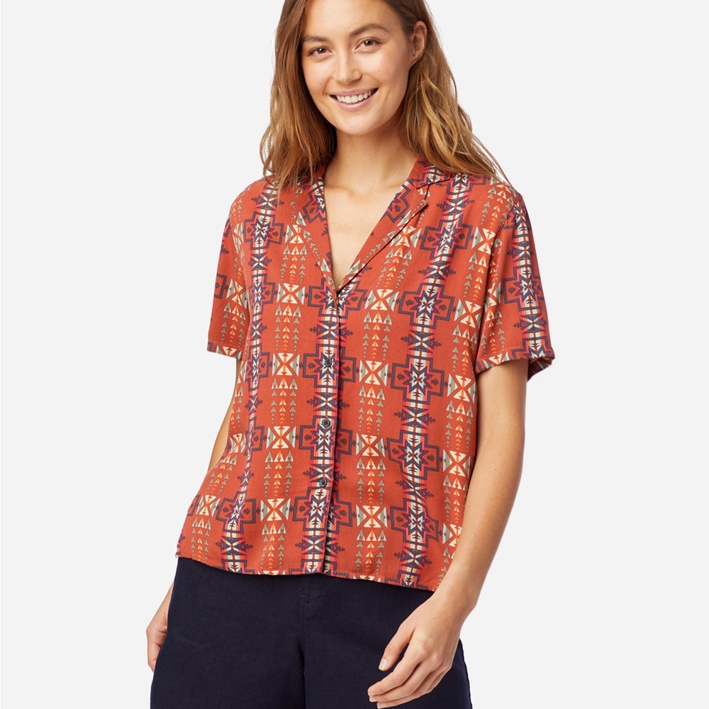 Pendleton Women's Short Sleeve Printed Shirt